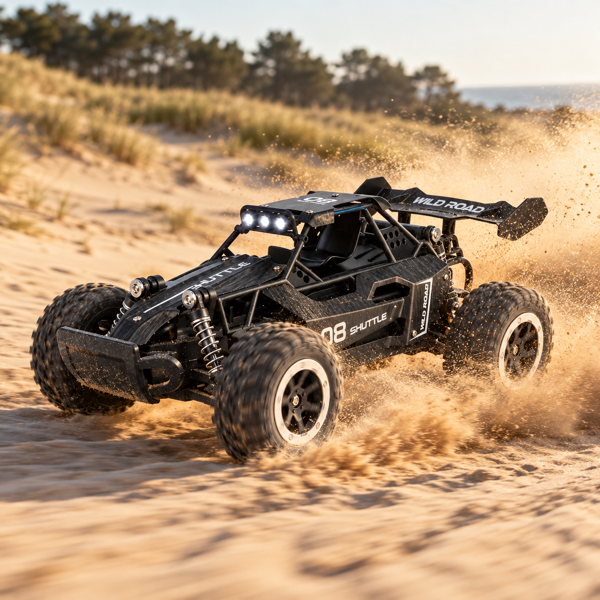 Voiture télécommandée buggy tout-terrain 2x4 1:20, 20 km/h