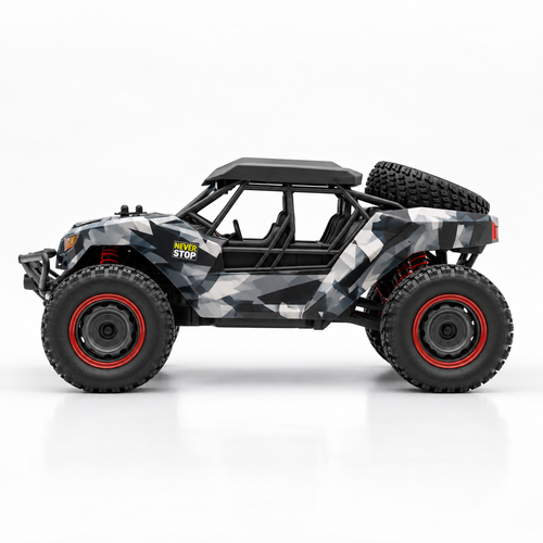 Voiture télécommandée buggy tout-terrain 4x4 1:16, 50 km/h