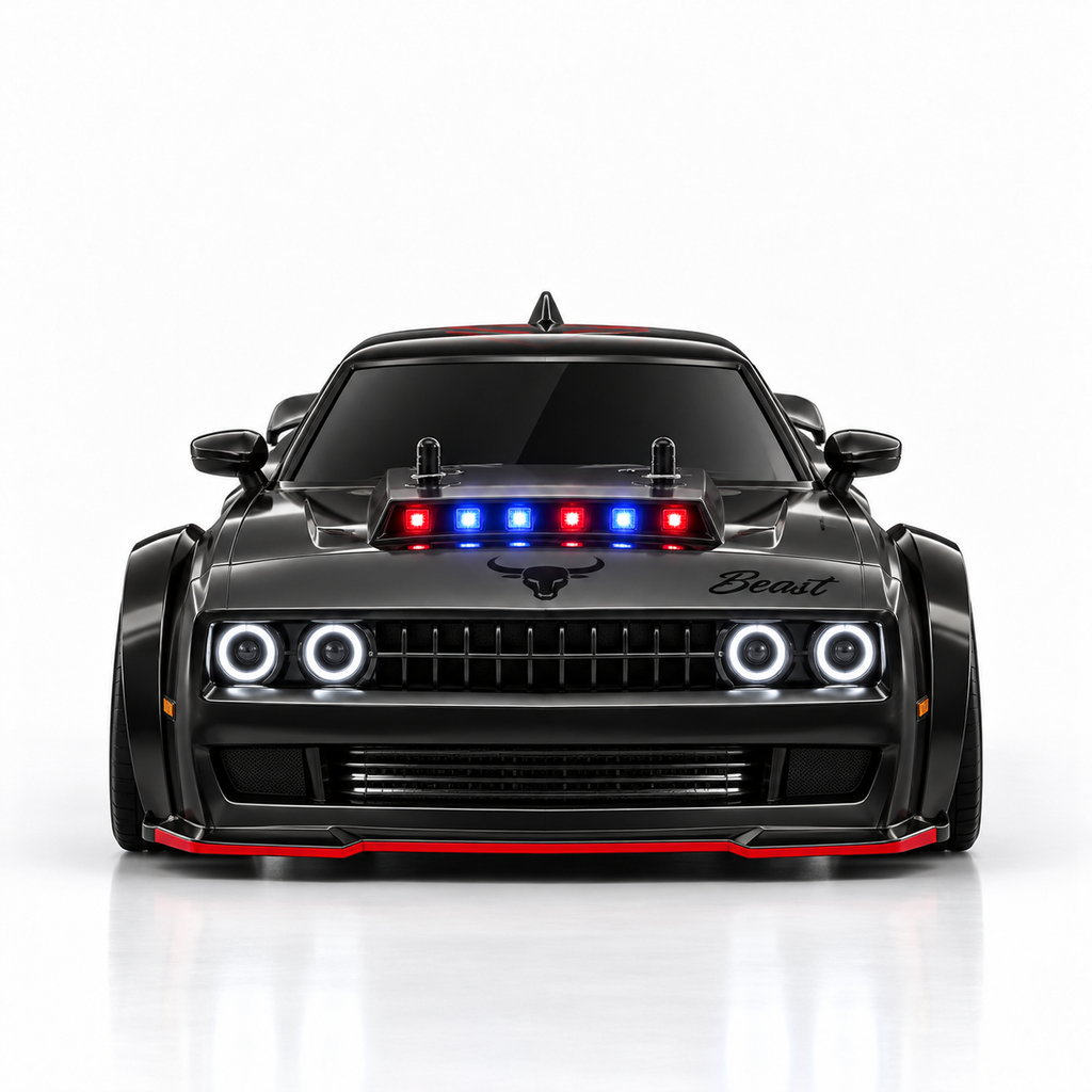 Voiture télécommandée de drift 4x4 brushless 1:16, 70 km/h