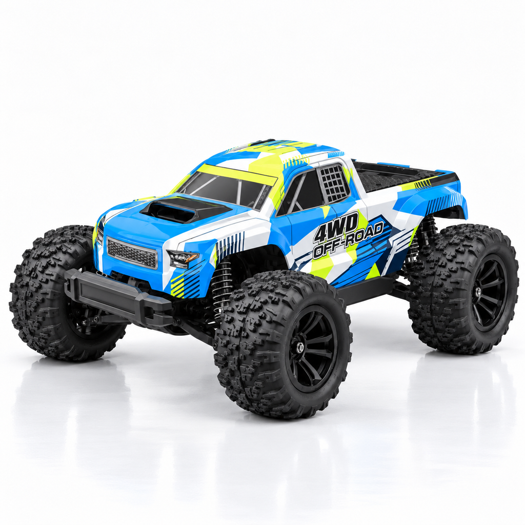 Voiture télécommandée monster truck 4x4 1:18, 30 km/h