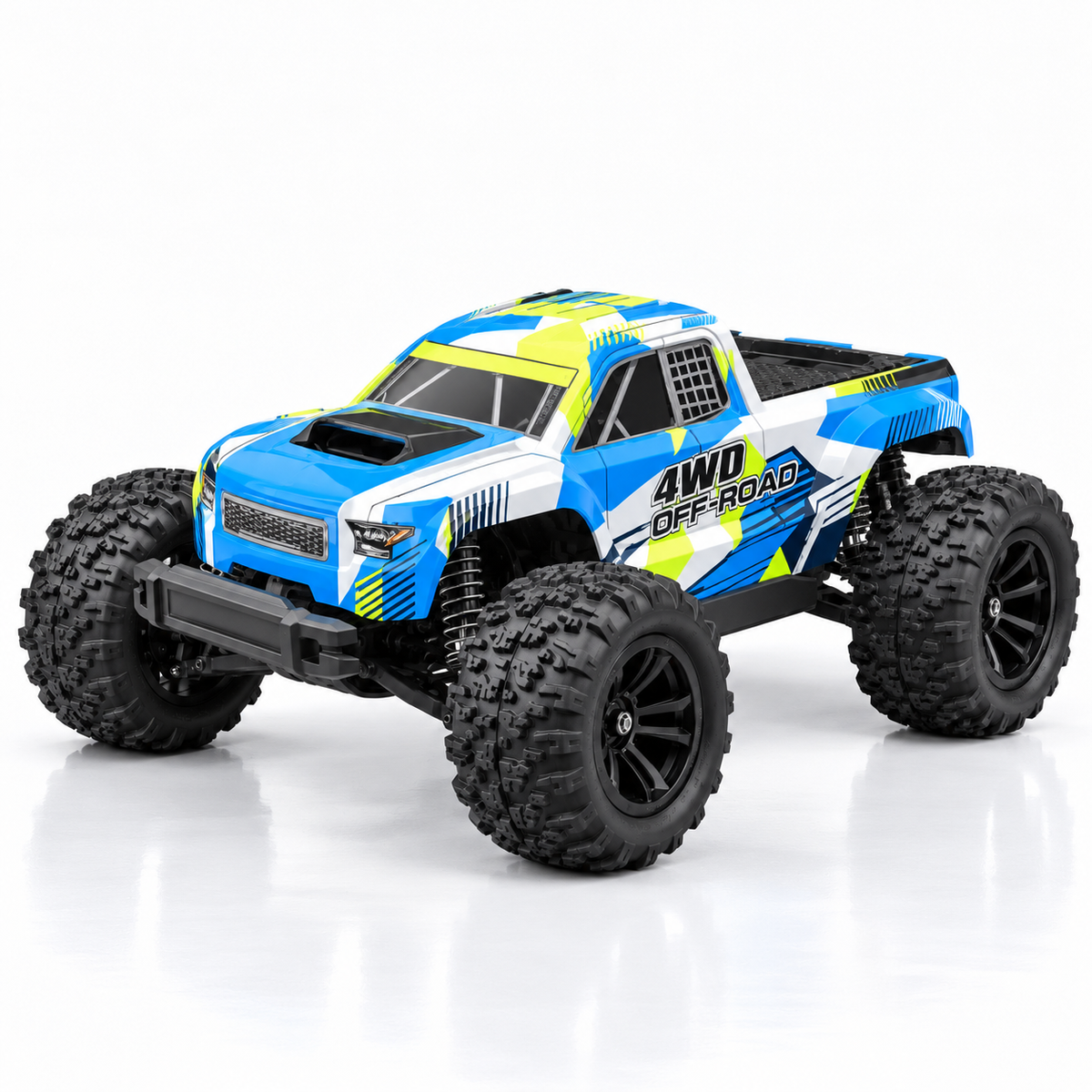 Voiture télécommandée monster truck 4x4 1:18, 30 km/h