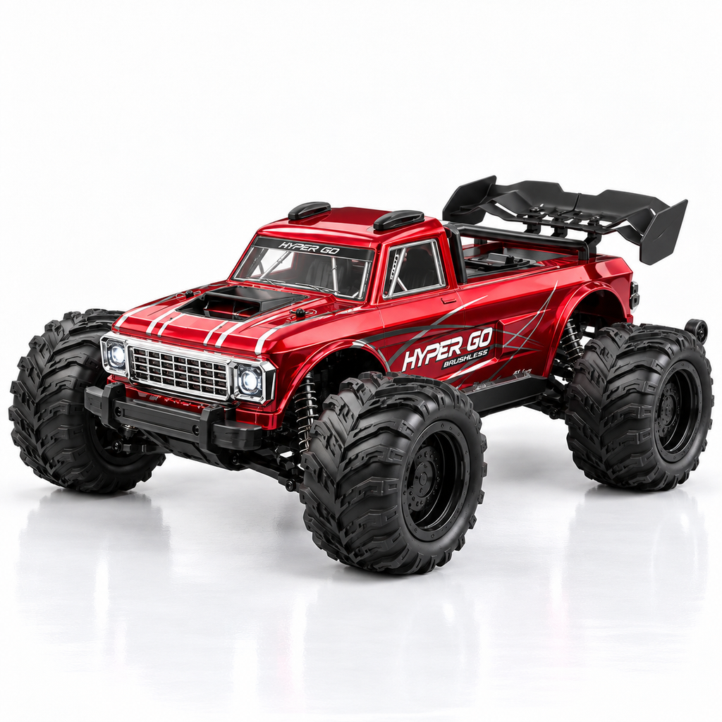 Voiture télécommandée monster truck 4x4 brushless 1:10, 65 km/h