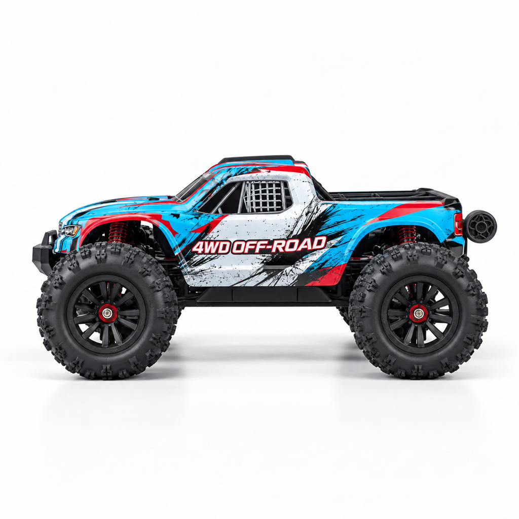 Voiture télécommandée monster truck 4x4 brushless 1:16, 45 km/h