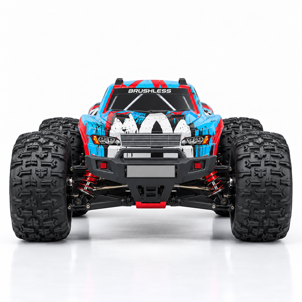 Voiture télécommandée monster truck 4x4 brushless 1:16, 45 km/h