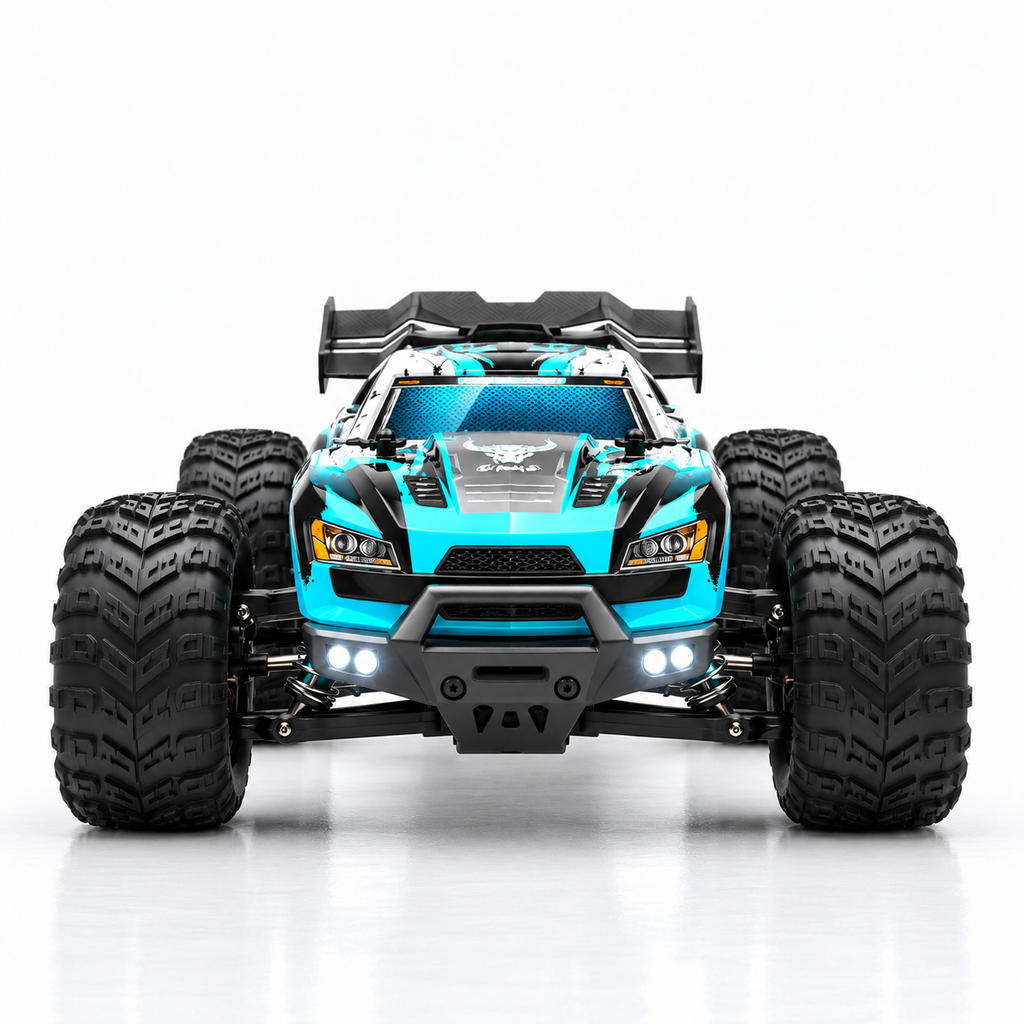 Voiture télécommandée monster truck 4x4 brushless 1:16, 80 km/h