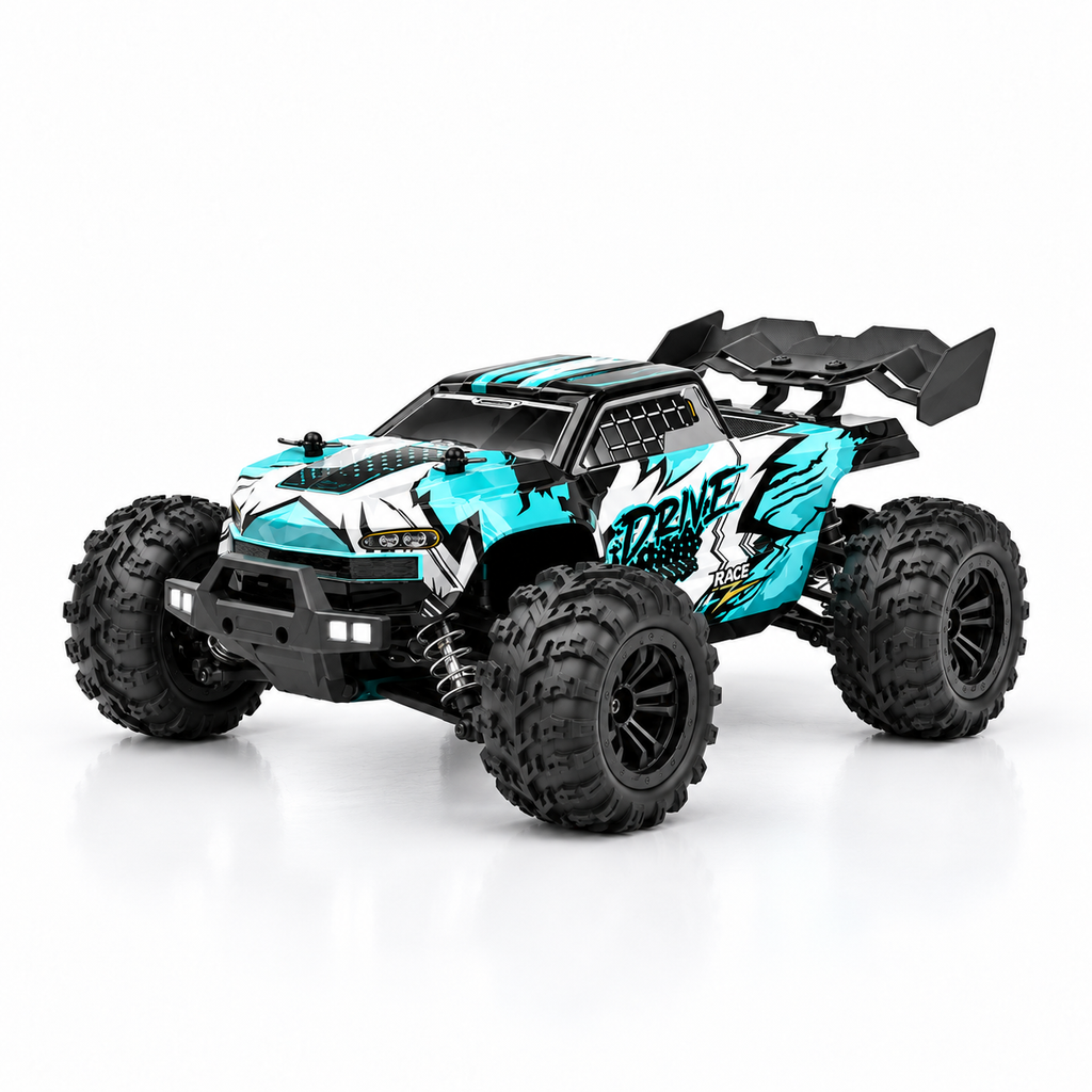 Voiture télécommandée tout-terrain 4x4 brushless 1:16, 70 km/h