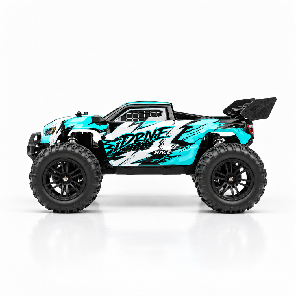 Voiture télécommandée tout-terrain 4x4 brushless 1:16, 70 km/h