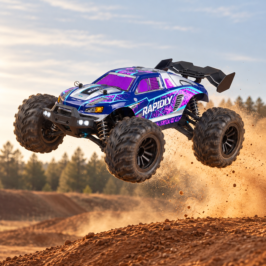 Voiture télécommandée truggy 4x4 1:16, 50 km/h
